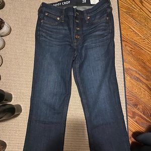Brand new j-crew demi boot stretch jeans